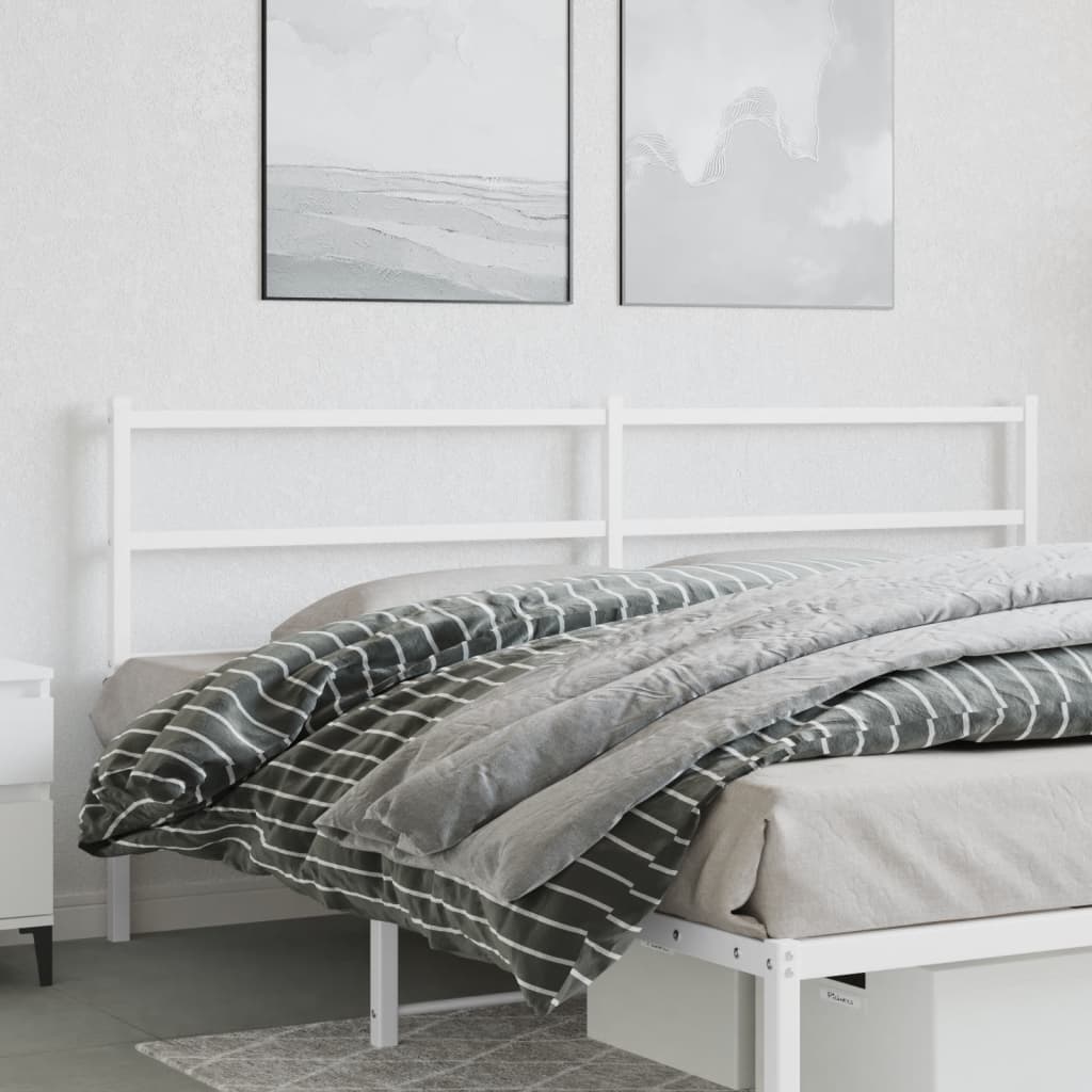 Metal Replace Headboard White 193 cm