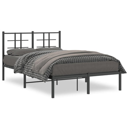 Bed Frame | Black | Steel | Double | Bed Frame | Rectangular | Modern