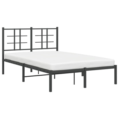 Bed Frame | Black | Steel | Double | Bed Frame | Rectangular | Modern