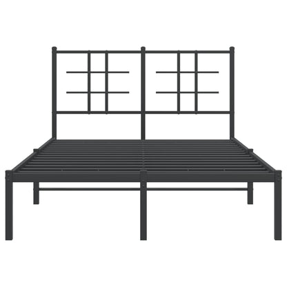 Bed Frame | Black | Steel | Double | Bed Frame | Rectangular | Modern