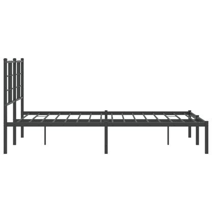 Bed Frame | Black | Steel | Double | Bed Frame | Rectangular | Modern