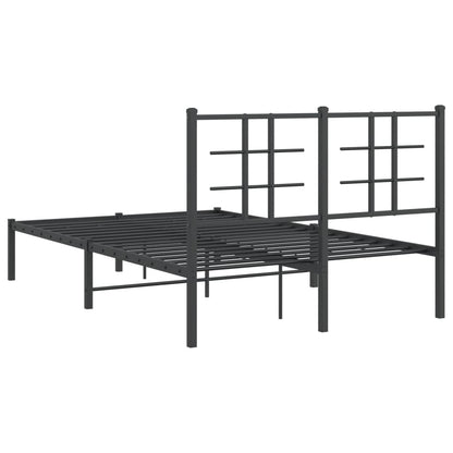 Bed Frame | Black | Steel | Double | Bed Frame | Rectangular | Modern
