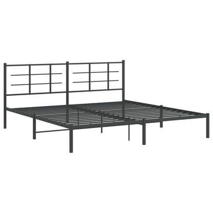 Bed Frame | Black | Powder-coated steel | Double | Bed Frame