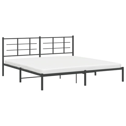Bed Frame | Black | Powder-coated steel | Double | Bed Frame