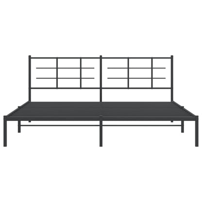 Bed Frame | Black | Powder-coated steel | Double | Bed Frame