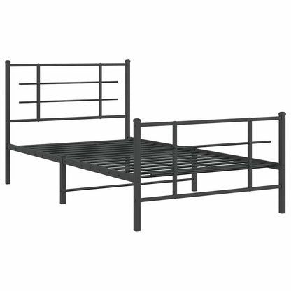 Bed Frame | Black | Powder-coated steel | Single | Bed Frame