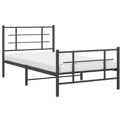 Bed Frame | Black | Powder-coated steel | Single | Bed Frame