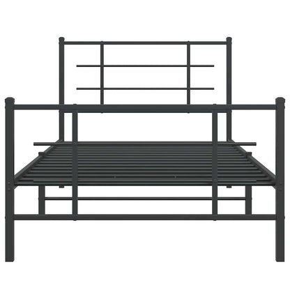 Bed Frame | Black | Powder-coated steel | Single | Bed Frame