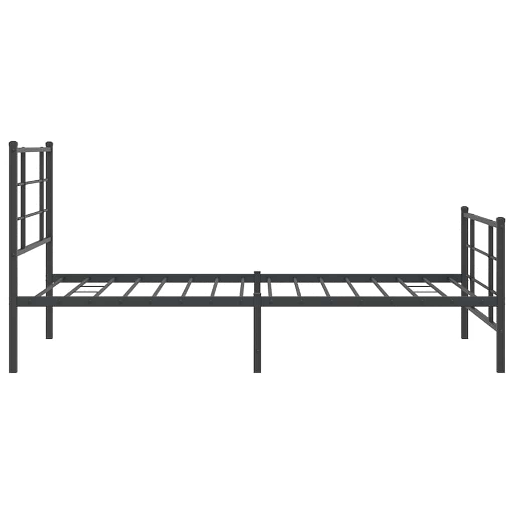 Bed Frame | Black | Powder-coated steel | Single | Bed Frame