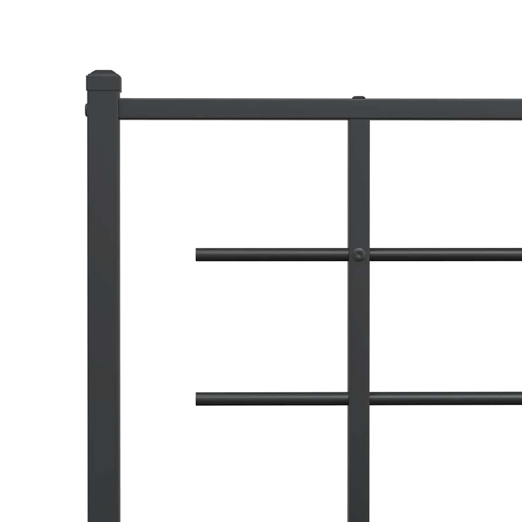 Bed Frame | Black | Powder-coated steel | Single | Bed Frame