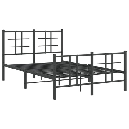 Bed Frame | Black | Powder-coated Steel | Small Double | Bed Frame