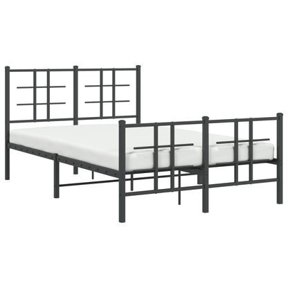 Bed Frame | Black | Powder-coated Steel | Small Double | Bed Frame