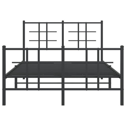 Bed Frame | Black | Powder-coated Steel | Small Double | Bed Frame