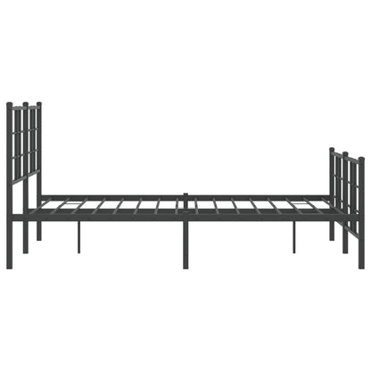 Bed Frame | Black | Powder-coated Steel | Small Double | Bed Frame