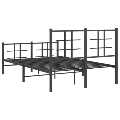 Bed Frame | Black | Powder-coated Steel | Small Double | Bed Frame