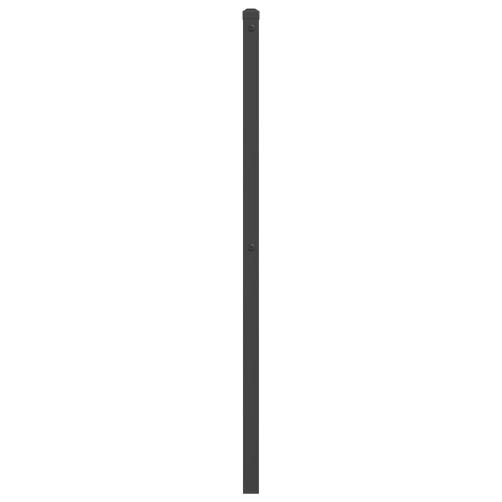 Metal Replace Headboard Black 107 cm