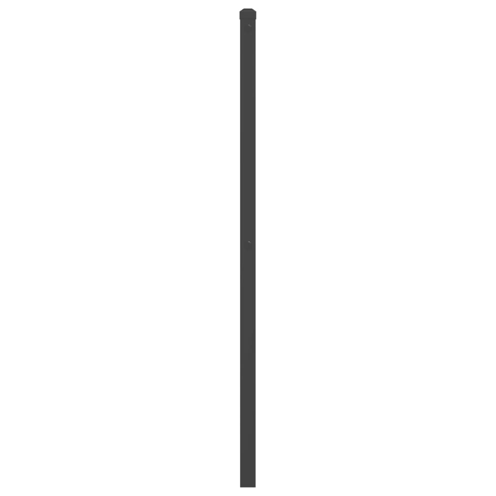 Metal Replace Headboard Black 180 cm