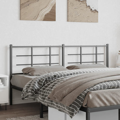 Metal Replace Headboard Black 193 cm