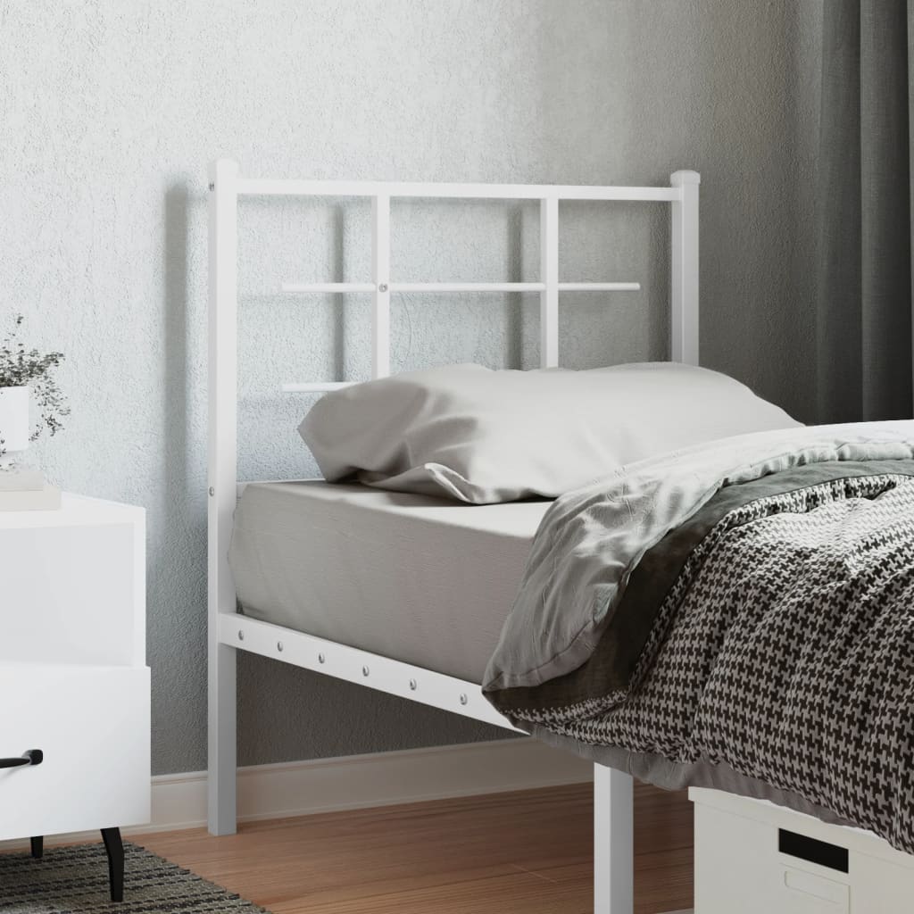 Metal Replace Headboard White 75 cm