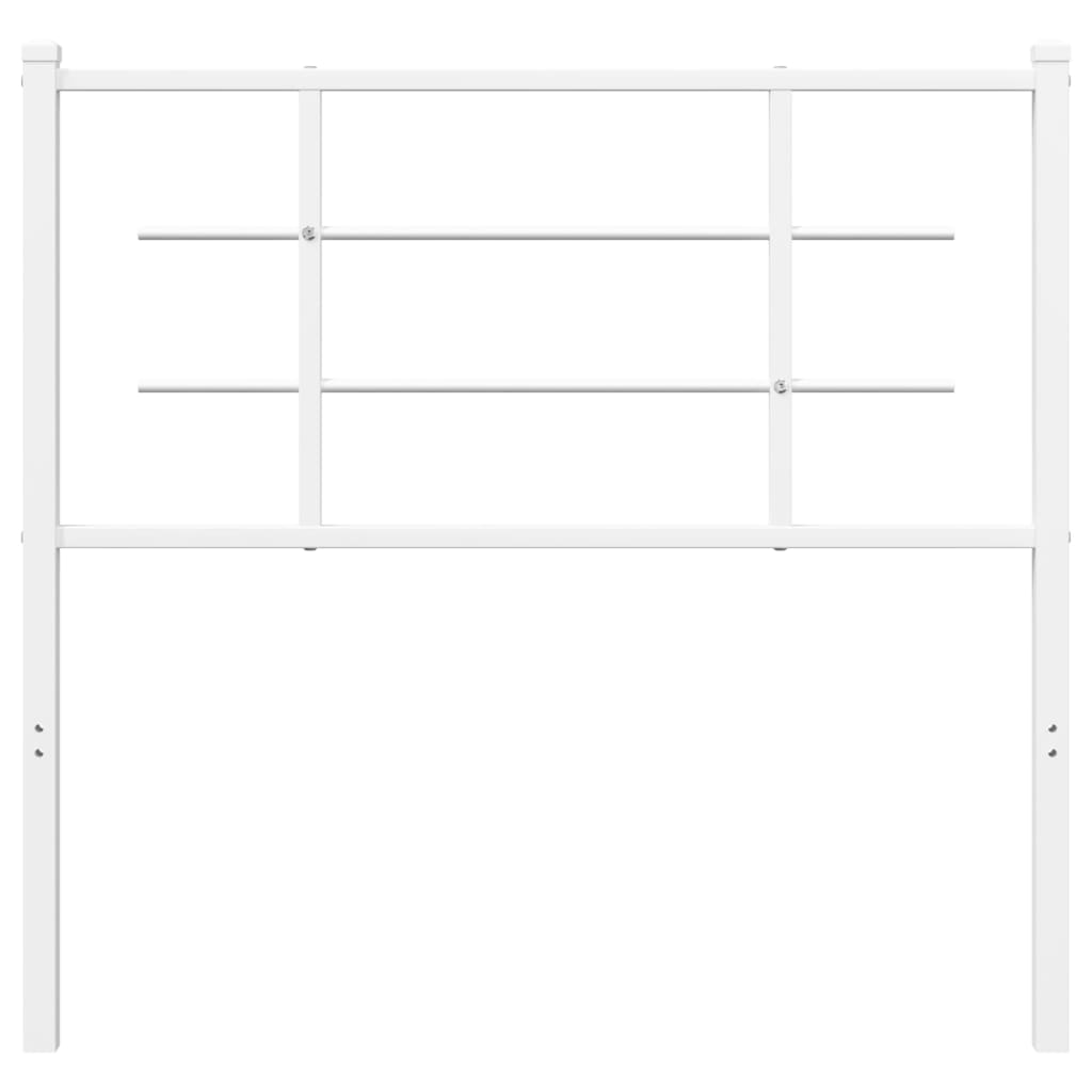Metal Replace Headboard White 100 cm