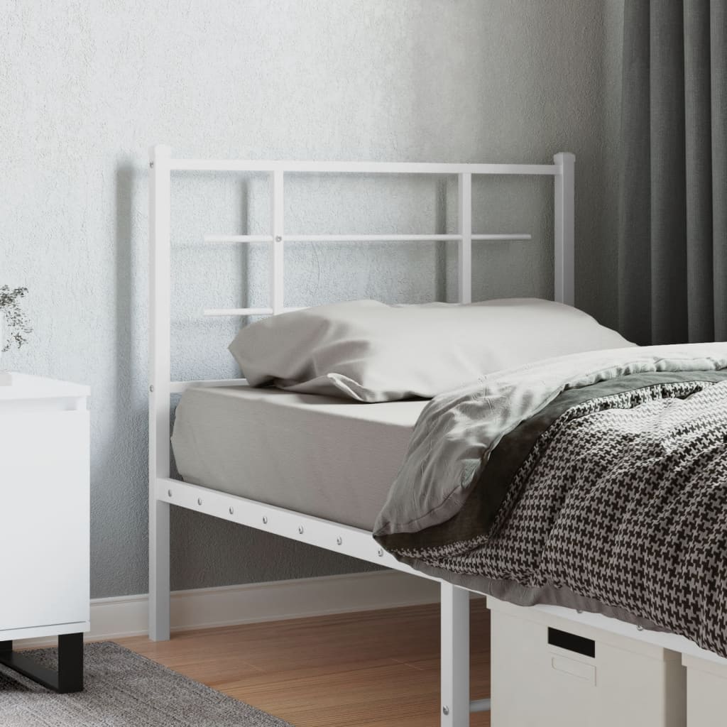 Metal Replace Headboard White 100 cm