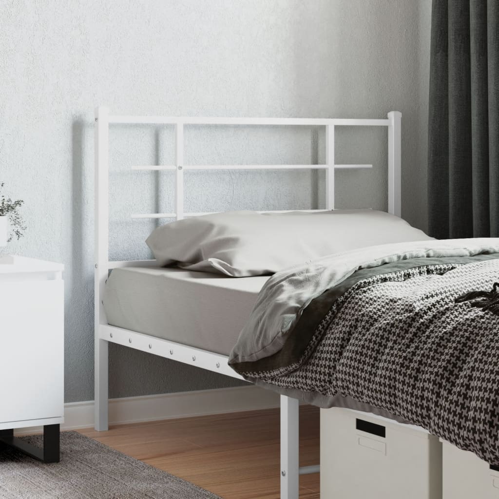 Metal Replace Headboard White 107 cm
