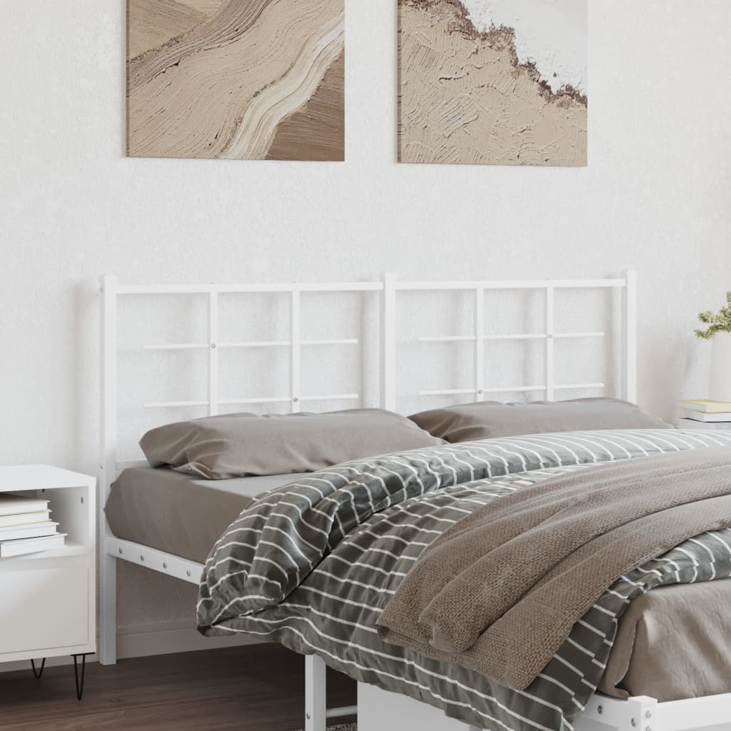 Metal Replace Headboard White 150 cm