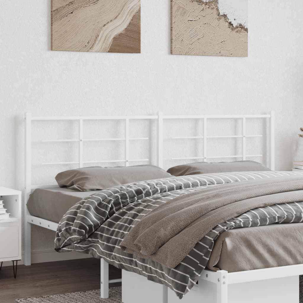 Metal Replace Headboard White 180 cm