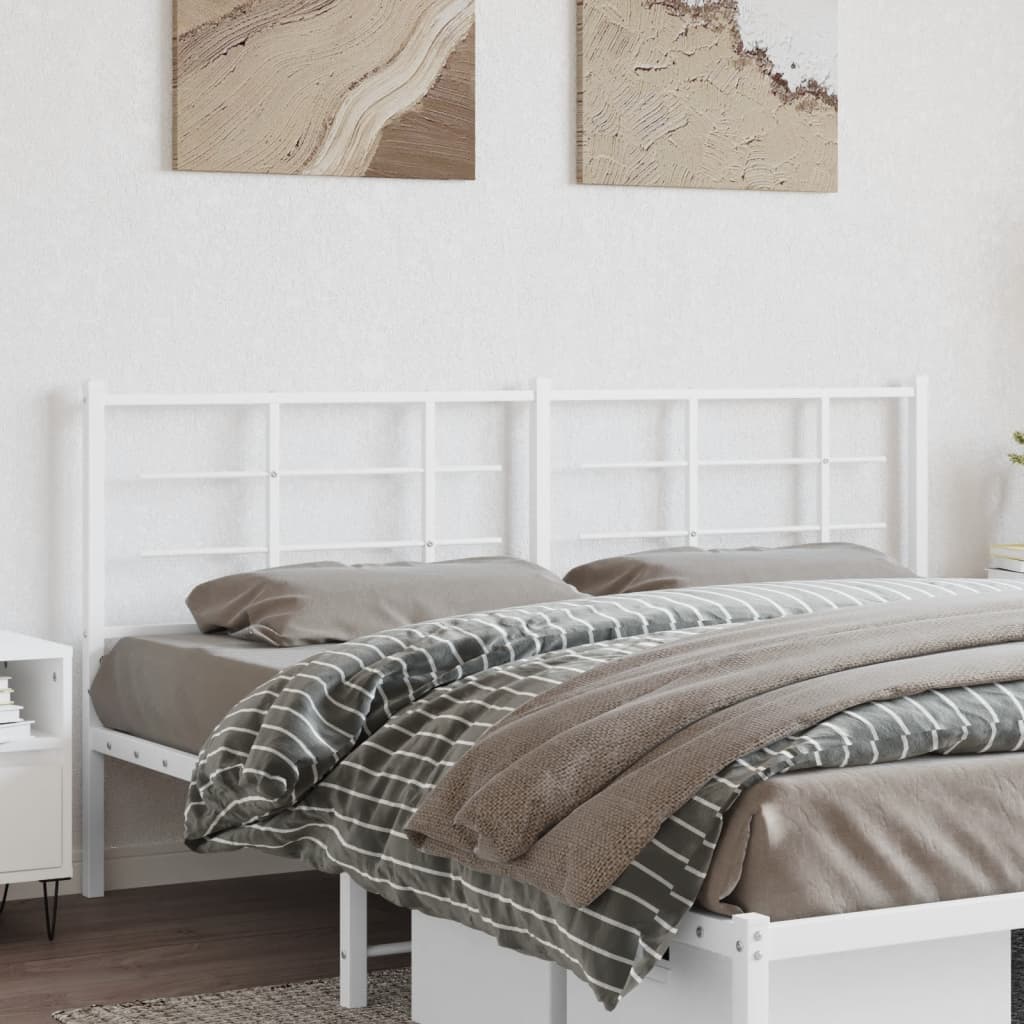 Metal Replace Headboard White 193 cm