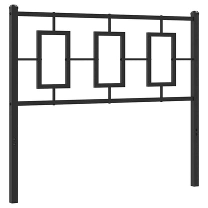 Metal Replace Headboard Black 100 cm