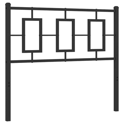 Metal Replace Headboard Black 100 cm