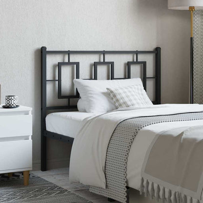 Metal Replace Headboard Black 100 cm