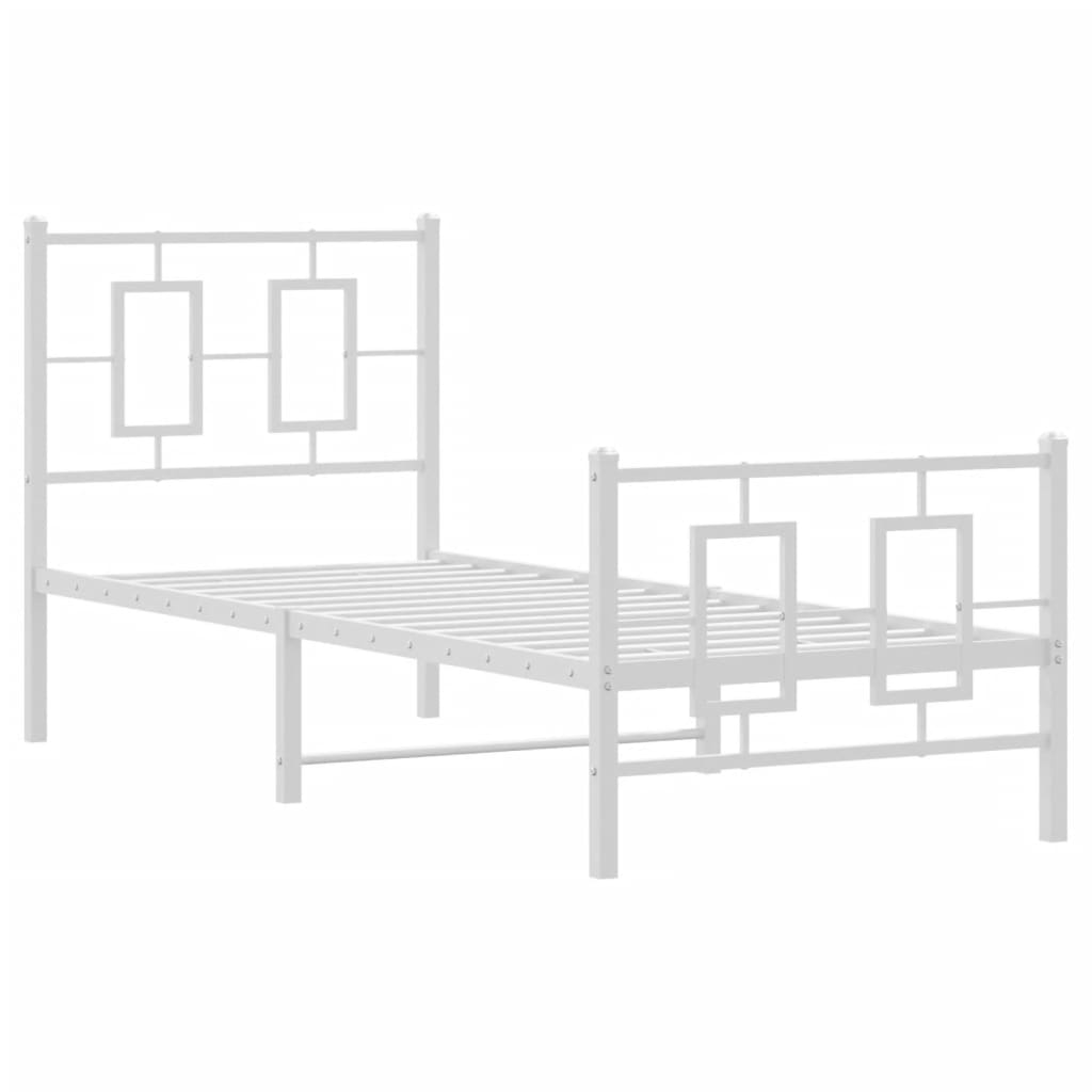 Bed Frame | White | Powder-coated steel | Single | Bed Frame