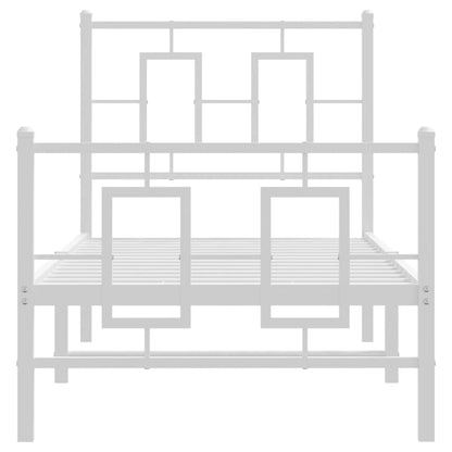 Bed Frame | White | Powder-coated steel | Single | Bed Frame