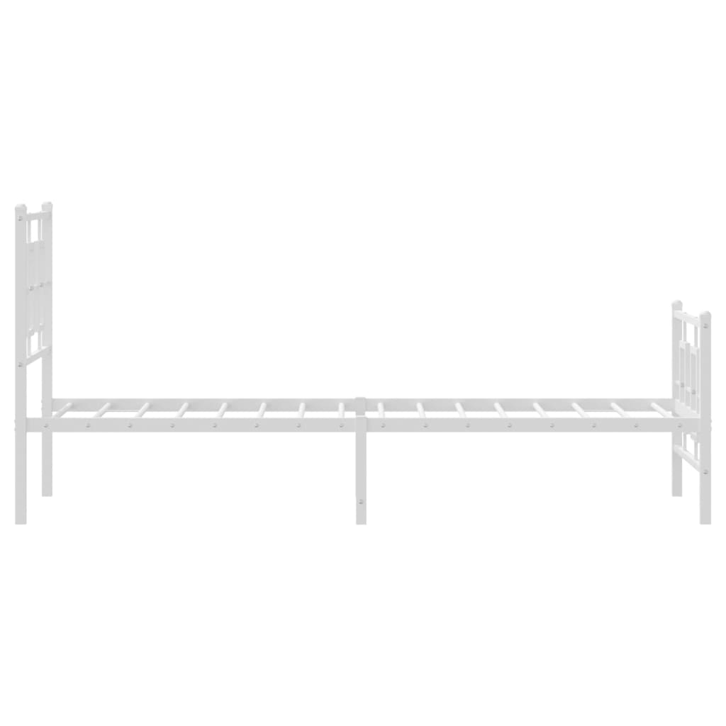 Bed Frame | White | Powder-coated steel | Single | Bed Frame