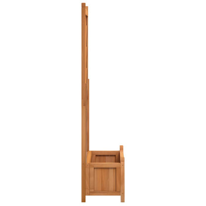 Planter with Trellis Brown 75 x 35 x 150 cm Solid Wood Fir