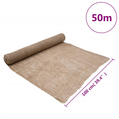 Garden Jute Netting 100 cm x 50 m 180 gsm 100% Tossa Jute