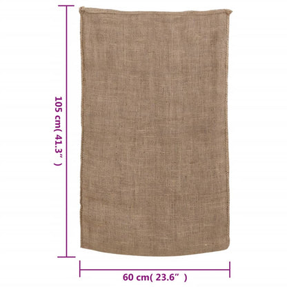 Jute Sacks 30 pcs 60x105 cm 100% Jute 220 gsm