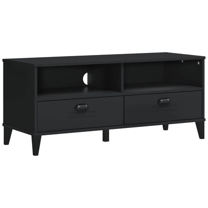 TV Cabinet "VIKEN" Black Engineered Wood