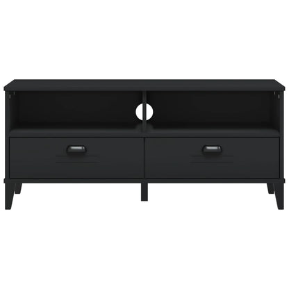 TV Cabinet "VIKEN" Black Engineered Wood