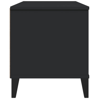 TV Cabinet "VIKEN" Black Engineered Wood