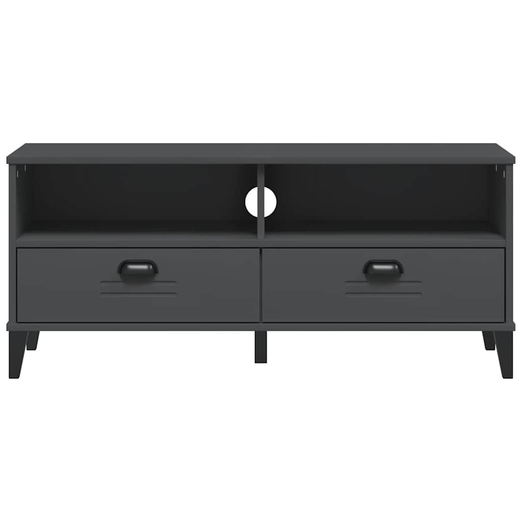TV Cabinet "VIKEN" Anthracite Grey Engineered Wood