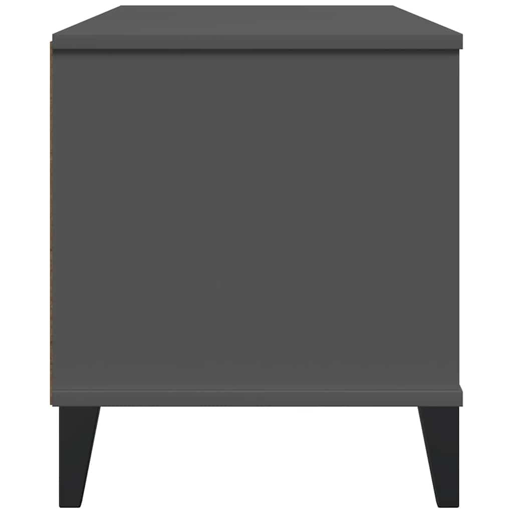 TV Cabinet "VIKEN" Anthracite Grey Engineered Wood