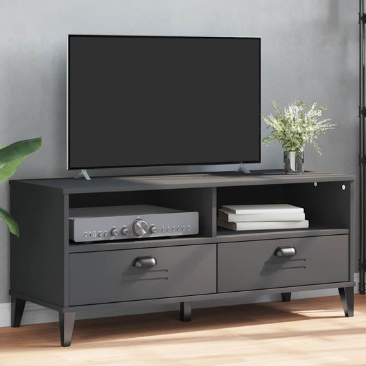 TV Cabinet "VIKEN" Anthracite Grey Engineered Wood