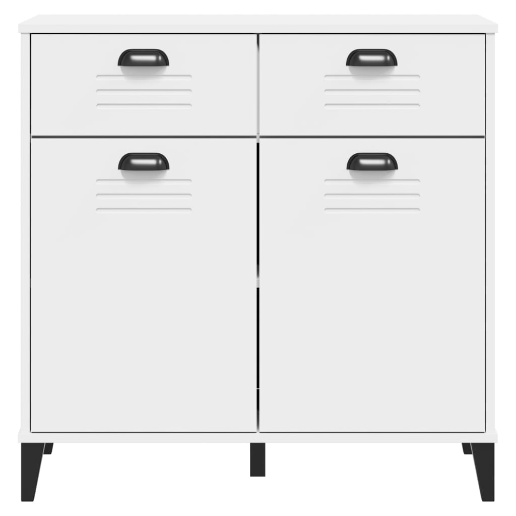 Sideboard "VIKEN" White 80x40x80 cm Engineered Wood