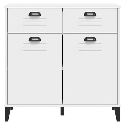 Sideboard "VIKEN" White 80x40x80 cm Engineered Wood