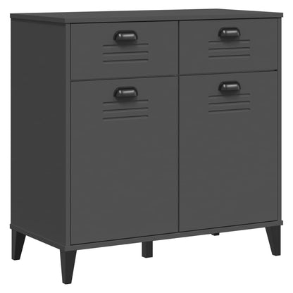 Sideboard "VIKEN" Anthracite Grey 80x40x80 cm Engineered Wood
