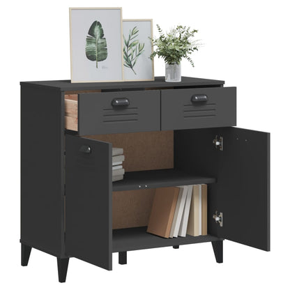 Sideboard "VIKEN" Anthracite Grey 80x40x80 cm Engineered Wood
