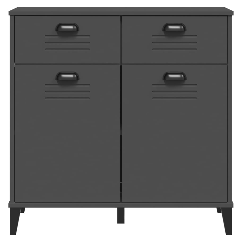 Sideboard "VIKEN" Anthracite Grey 80x40x80 cm Engineered Wood
