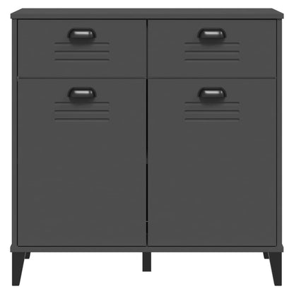 Sideboard "VIKEN" Anthracite Grey 80x40x80 cm Engineered Wood
